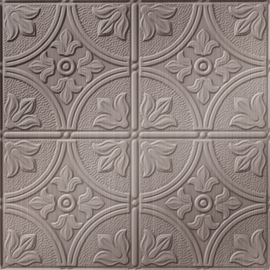 MirroFlex Ceiling Tiles Boston Brushed Nickel