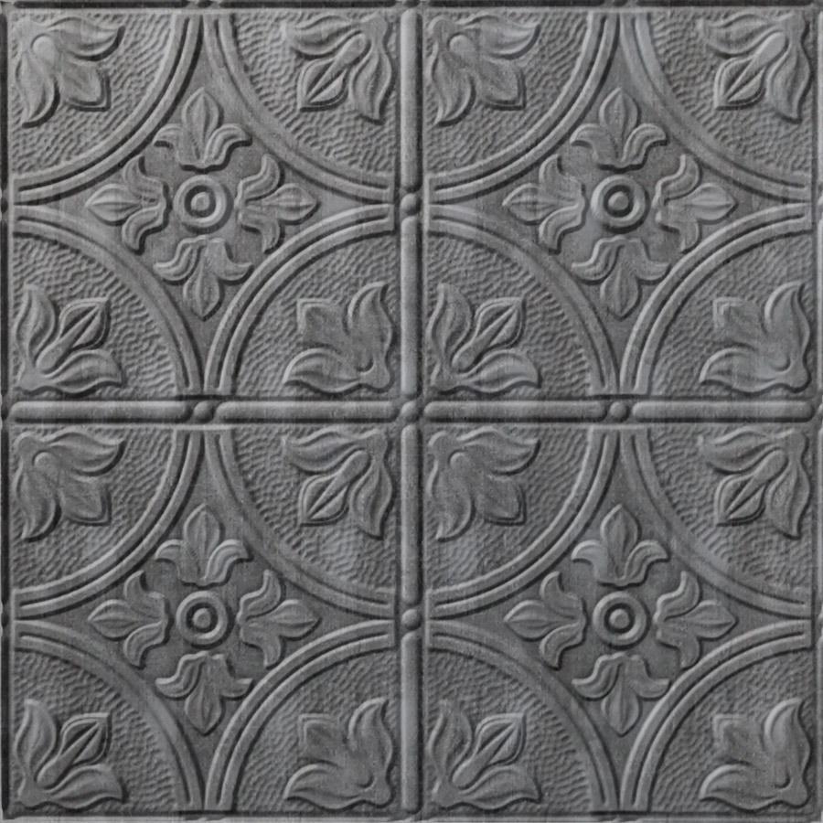 MirroFlex Ceiling Tiles Boston Crosshatch Silver
