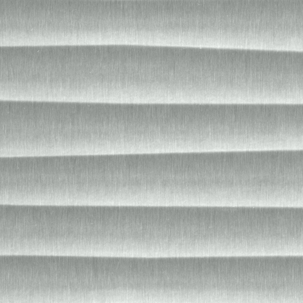 NuMetal High Pressure Laminate Sheet Brushed Aluminum Ridges