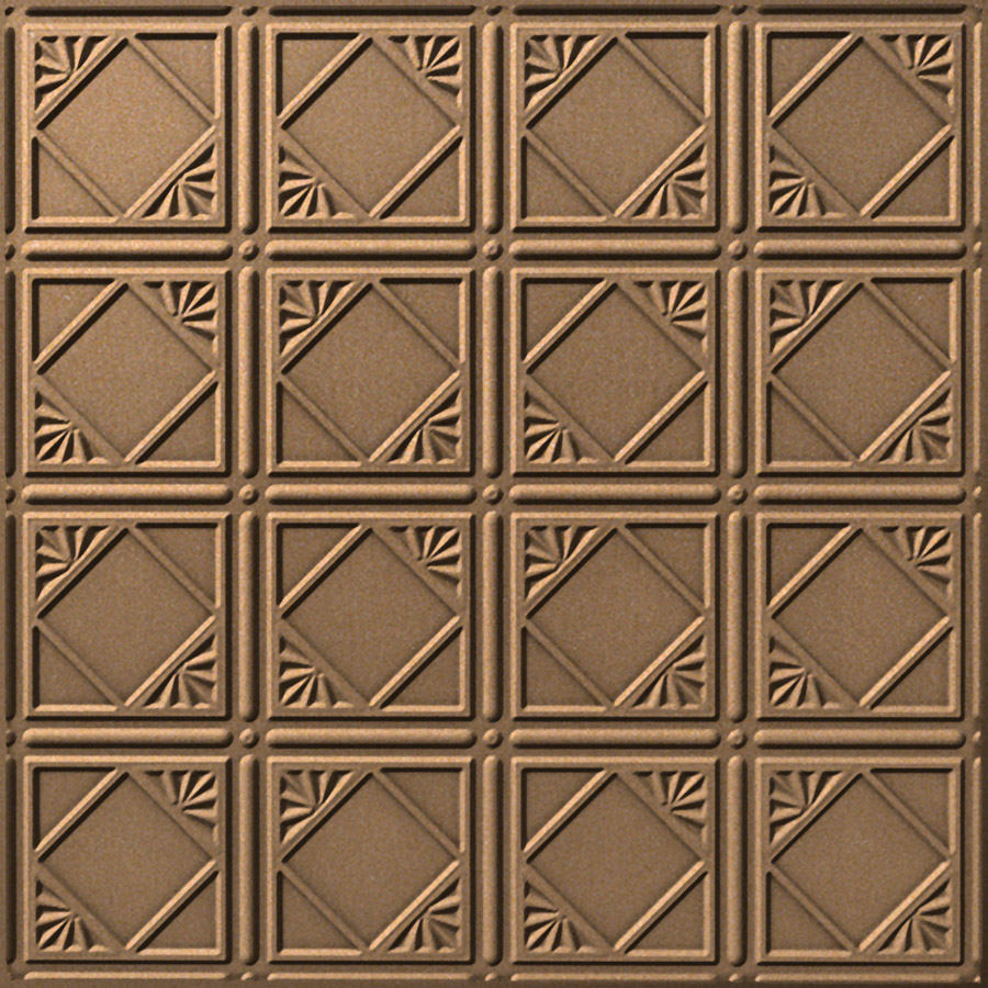 MirroFlex Ceiling Tiles Charleston Argent Bronze