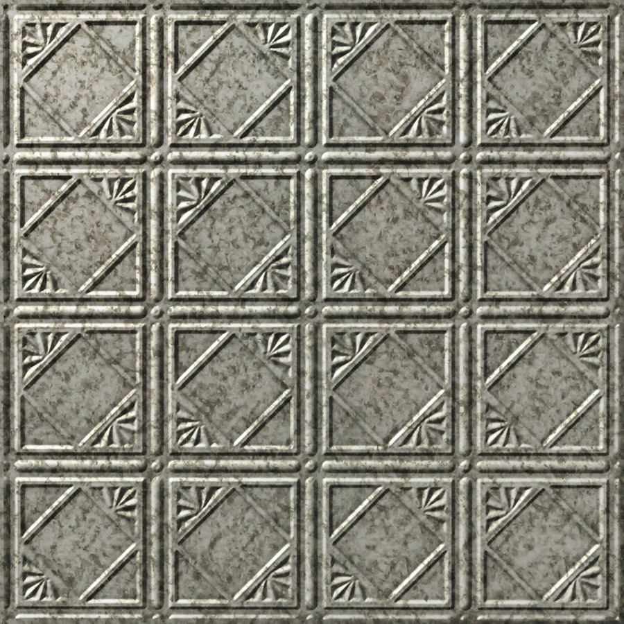 MirroFlex Ceiling Tiles Charleston Galvanized