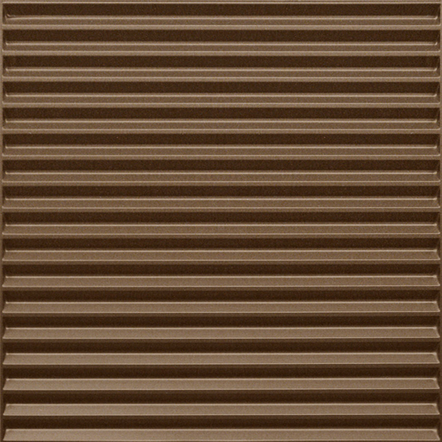 MirroFlex Ceiling Tiles Corrugated Argent Bronze