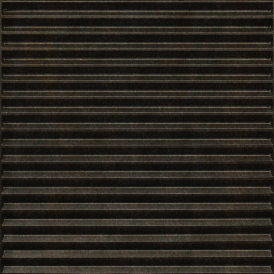 MirroFlex Ceiling Tiles Corrugated Smoked Pewter