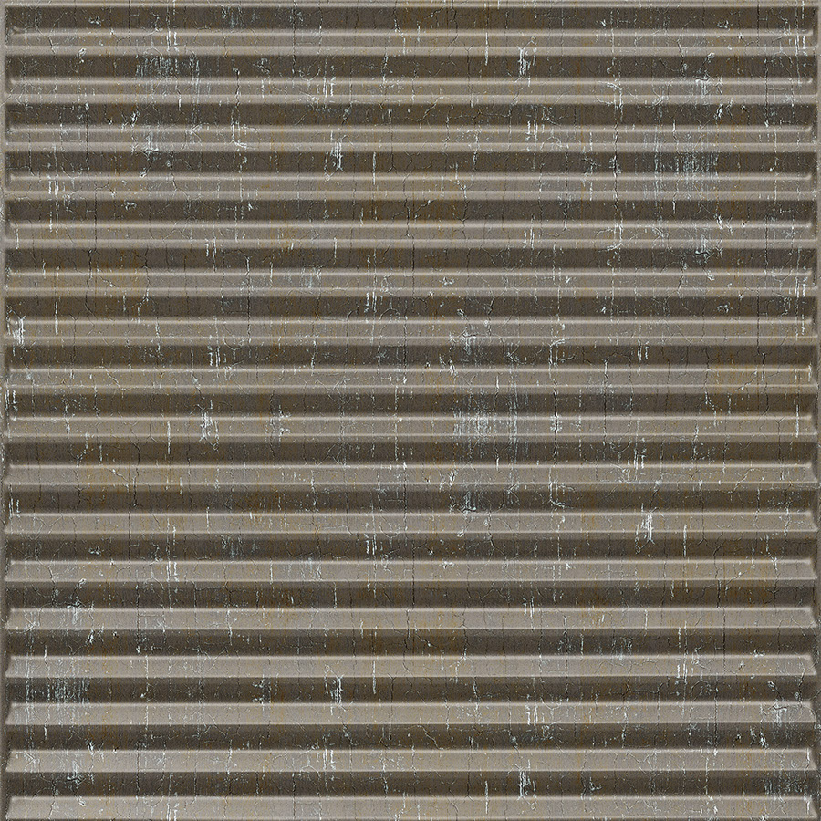 MirroFlex Ceiling Tiles Corrugated Vintage Metal