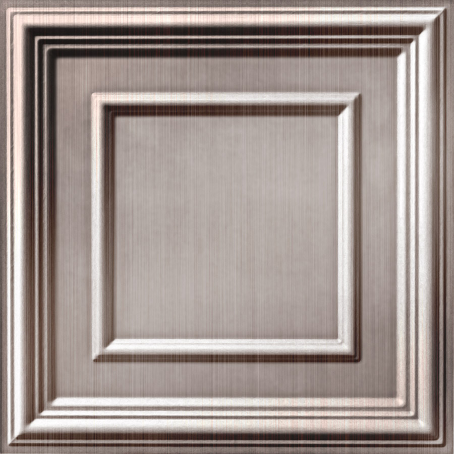 MirroFlex Ceiling Tiles Georgian Brushed Nickel