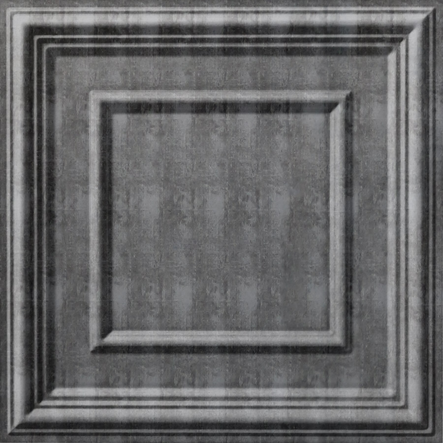 MirroFlex Ceiling Tiles Georgian Crosshatch Silver