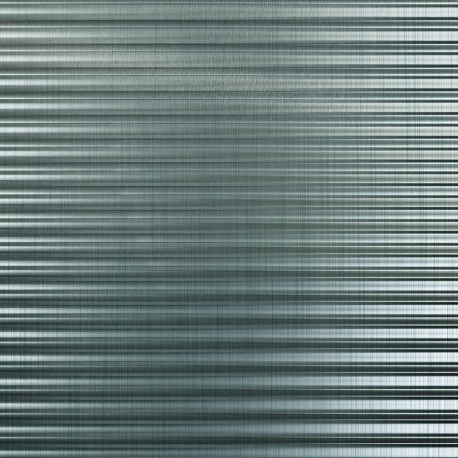 NuMetal High Pressure Laminate Sheet Horizontal Corrugated Stainless Steel