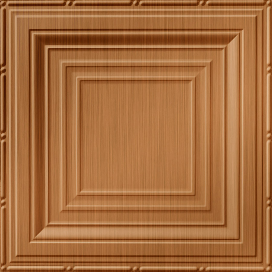 MirroFlex Ceiling Tiles Madison Brushed Copper