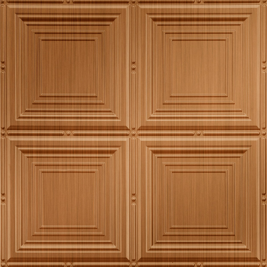 MirroFlex Ceiling Tiles Portrait Brushed Copper