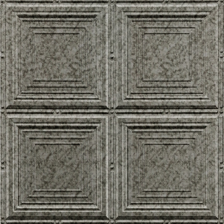 MirroFlex Ceiling Tiles Portrait Galvanized