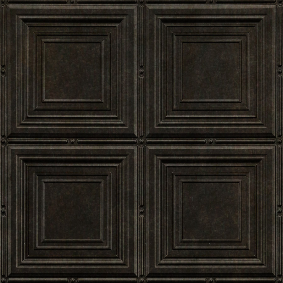 MirroFlex Ceiling Tiles Portrait Smoked Pewter