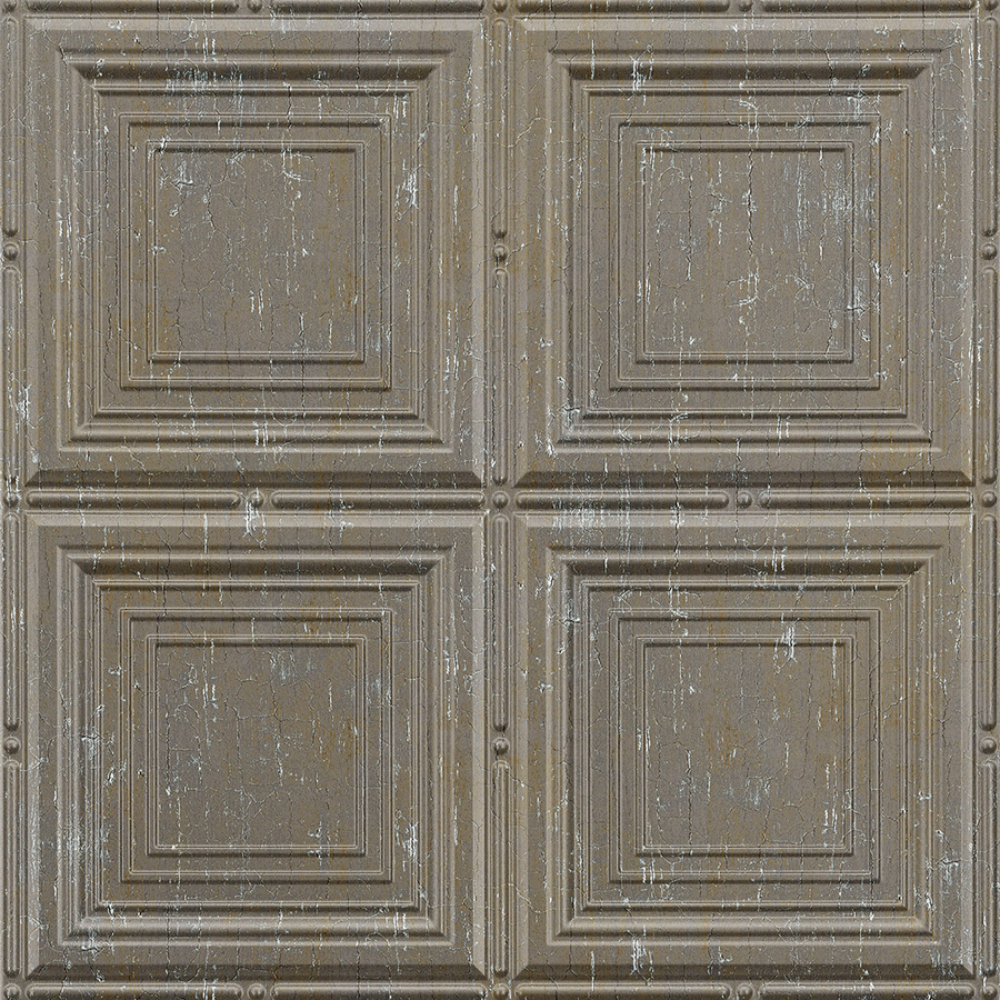 MirroFlex Ceiling Tiles Portrait Vintage Metal