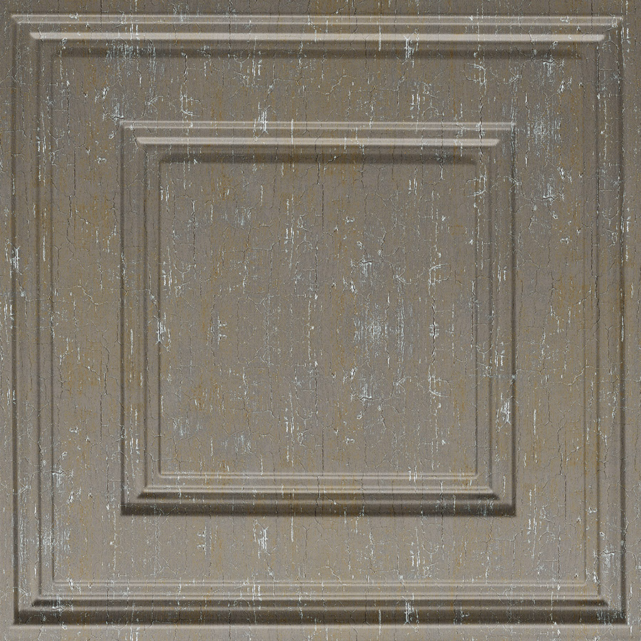 MirroFlex Ceiling Tiles Raised Panel Coffer Vintage Metal