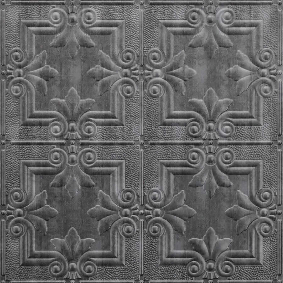 MirroFlex Ceiling Tiles Regalia Crosshatch Silver