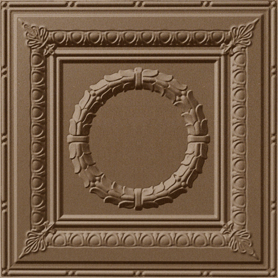 MirroFlex Ceiling Tiles Rosette Argent Bronze