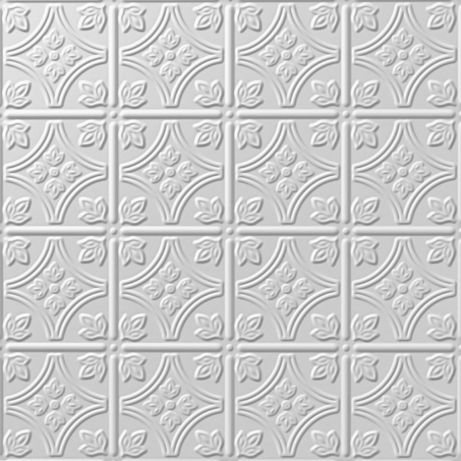 MirroFlex Ceiling Tiles Savannah Gloss White