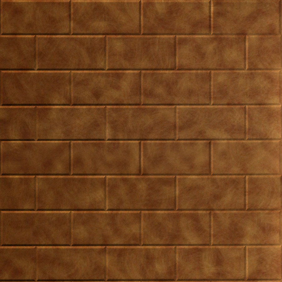 MirroFlex Wall Panels Subway Tile Abstract Bronze