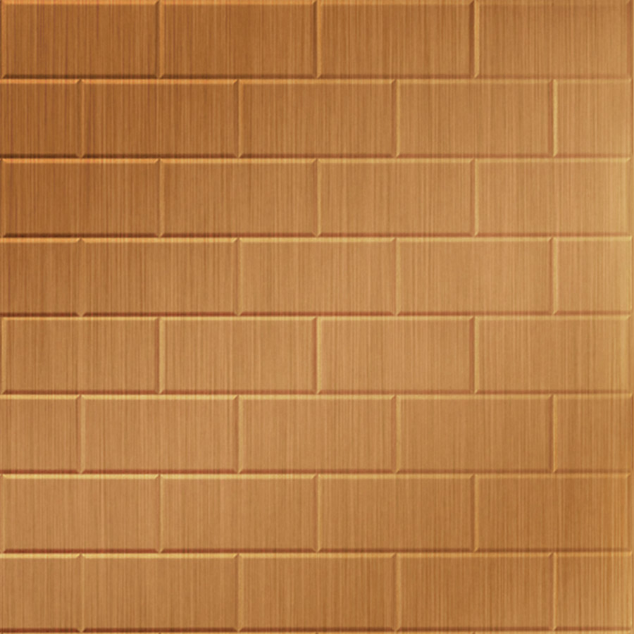 MirroFlex Wall Panels Subway Tile Abstract Copper
