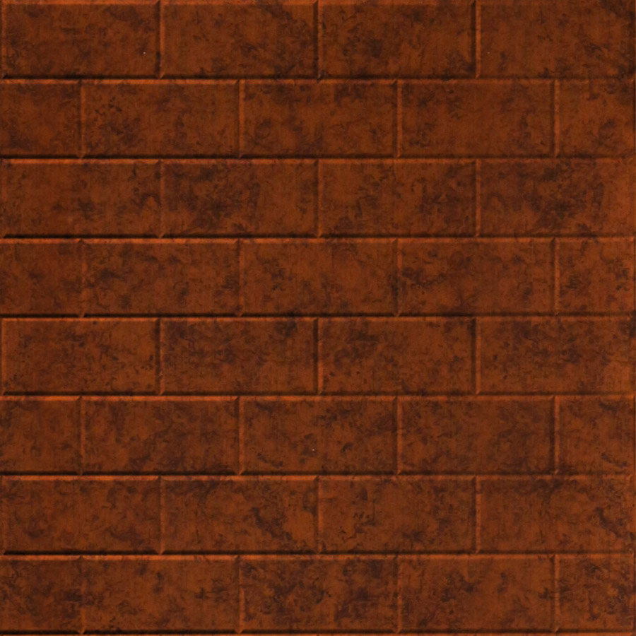 MirroFlex Wall Panels Subway Tile Abstract Copper