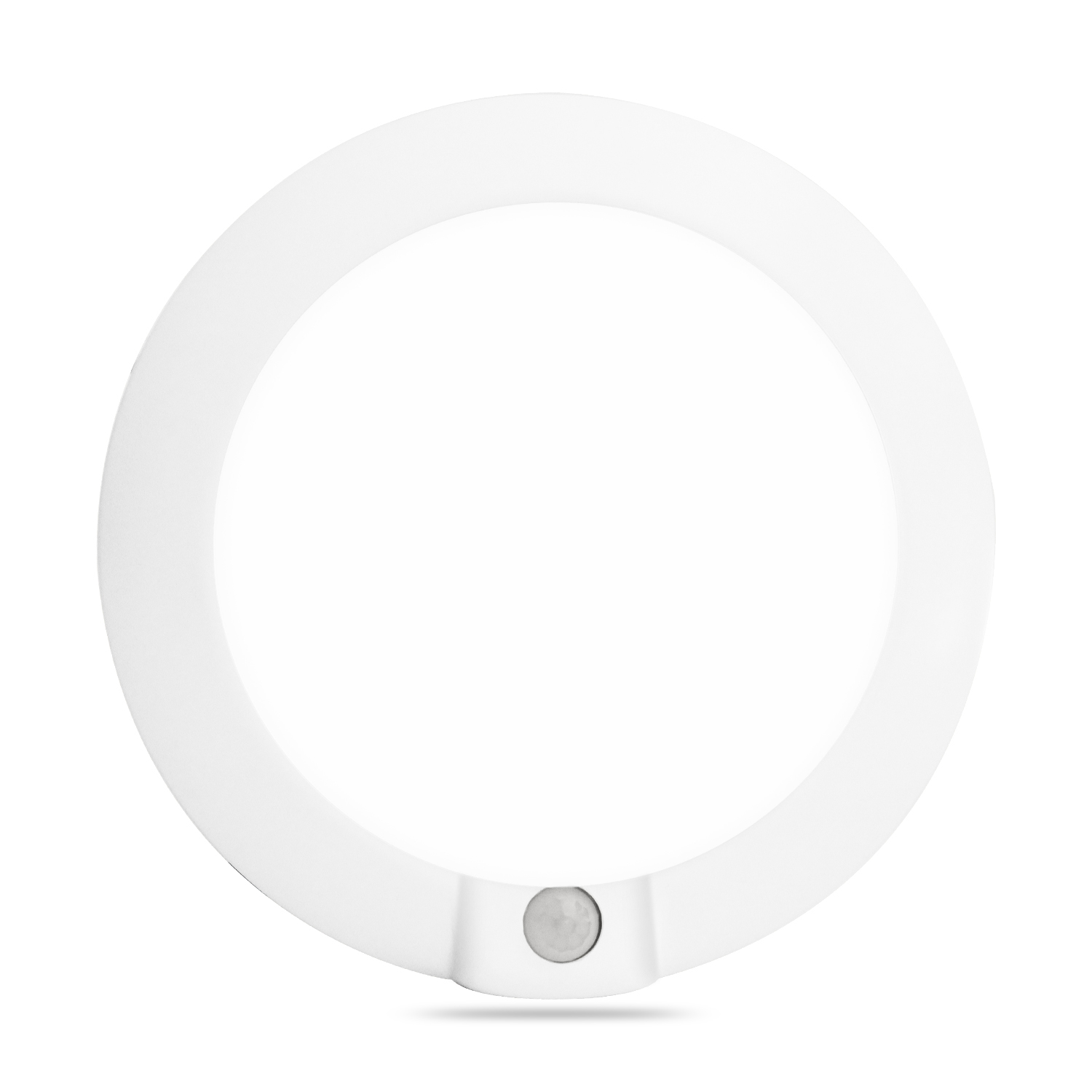 ACFMS01-608PIR-3000K - Ceiling Light 1 -Light 5.8-in White Integrated LED Flush Mount Light with Motion Sensor