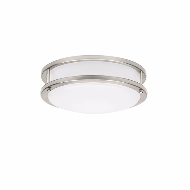 Ceiling Lights 1 -Light 10-in Brushed Nickel Integrated LED Flush Mount Light