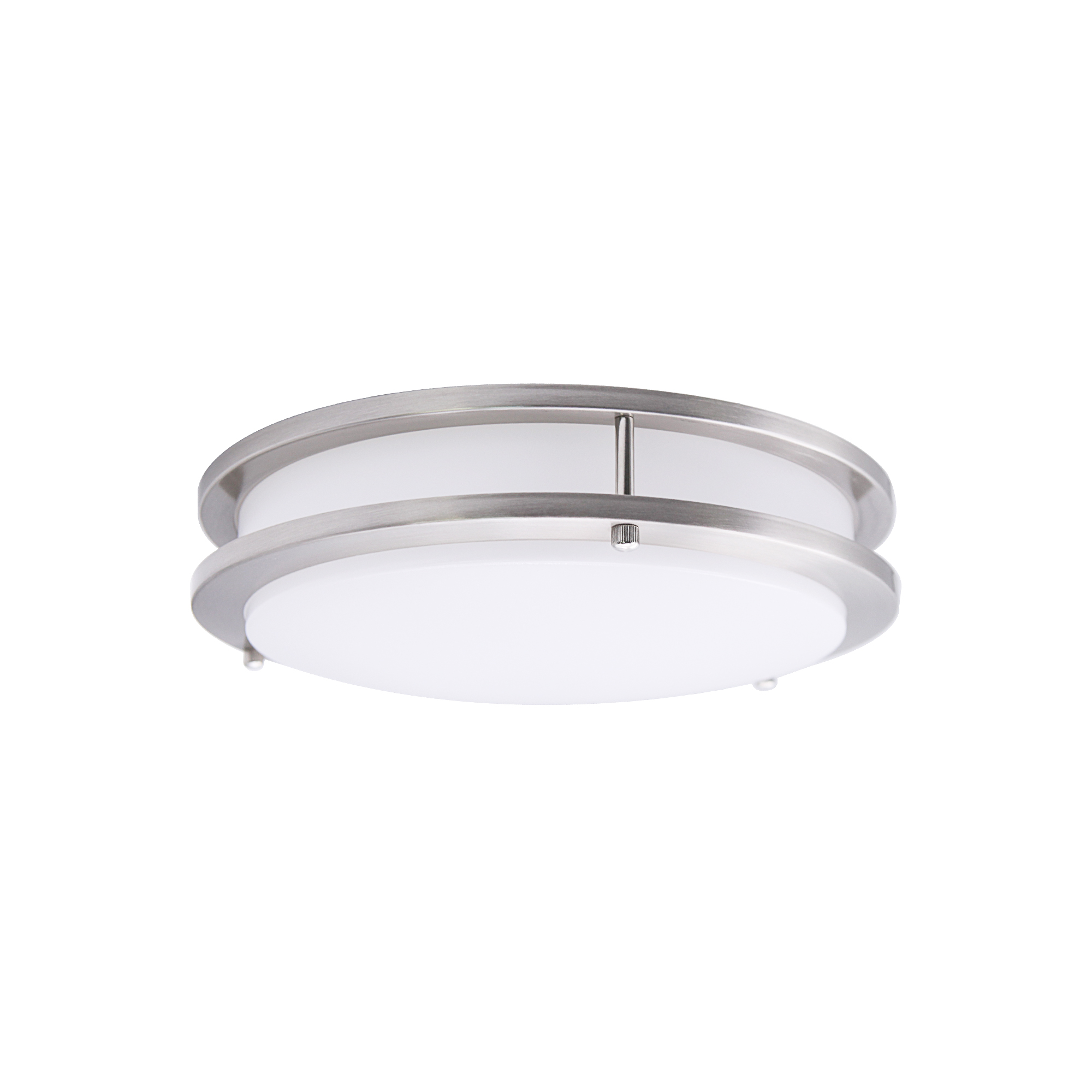 DR011220D-803BN - Ceiling Mount 1 -Light 12-in Brushed Nickel Integrated LED Flush Mount Light