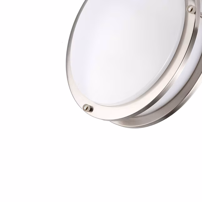 Ceiling Mount 1 -Light 12-in Brushed Nickel Integrated LED Flush Mount Light