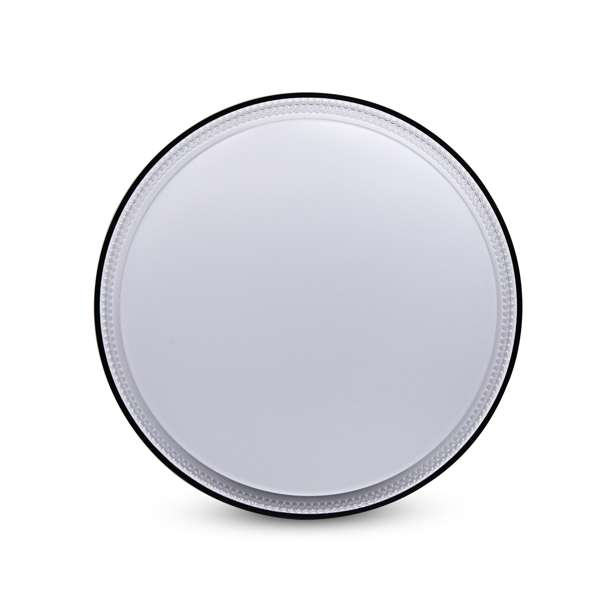 Flush Mount Light 1 -Light 15.6-in Matte Black Integrated LED Flush Mount Light