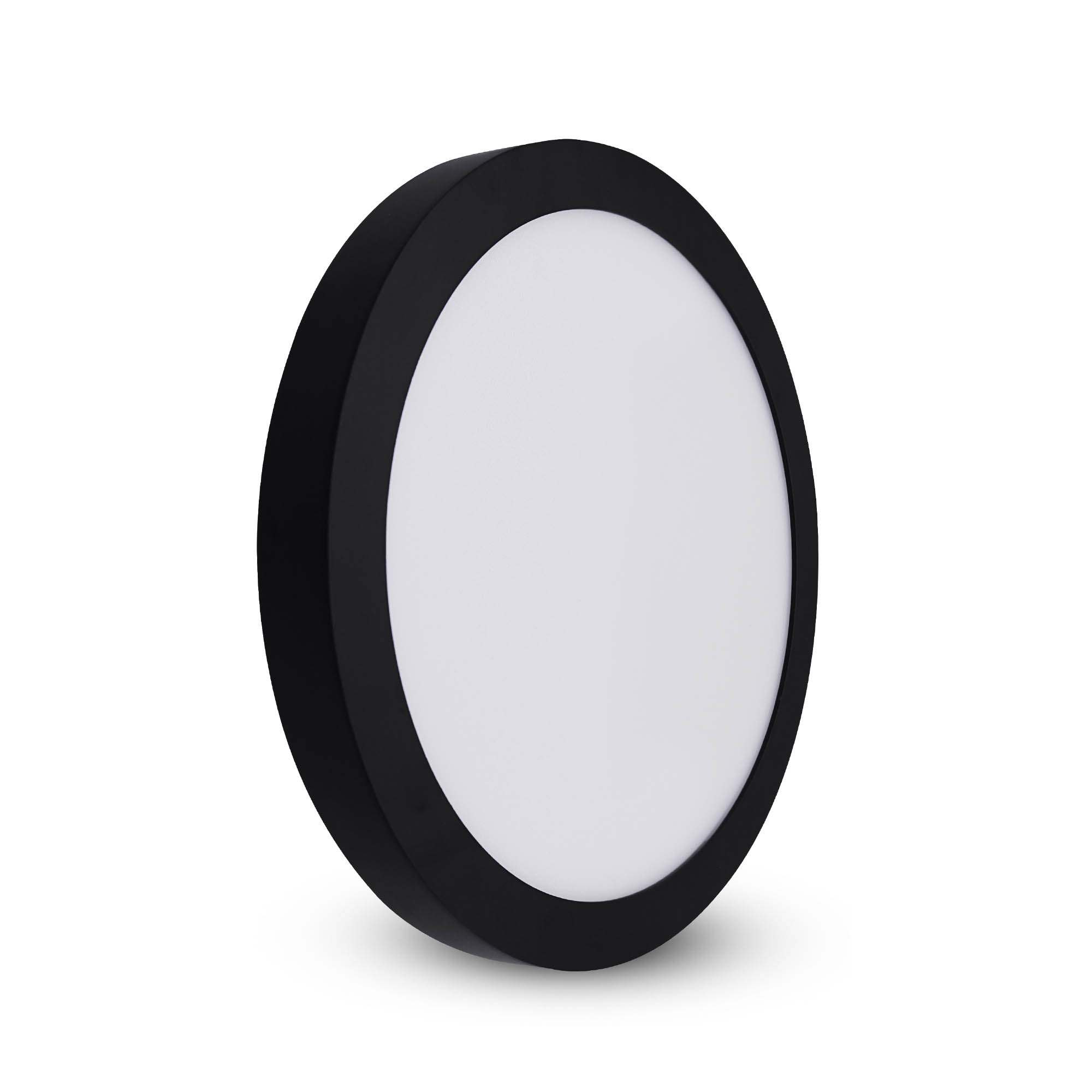 FM501015D-840BK - LED Ceiling Light 1 -Light 9.5-in Matte Black Integrated LED Flush Mount Light