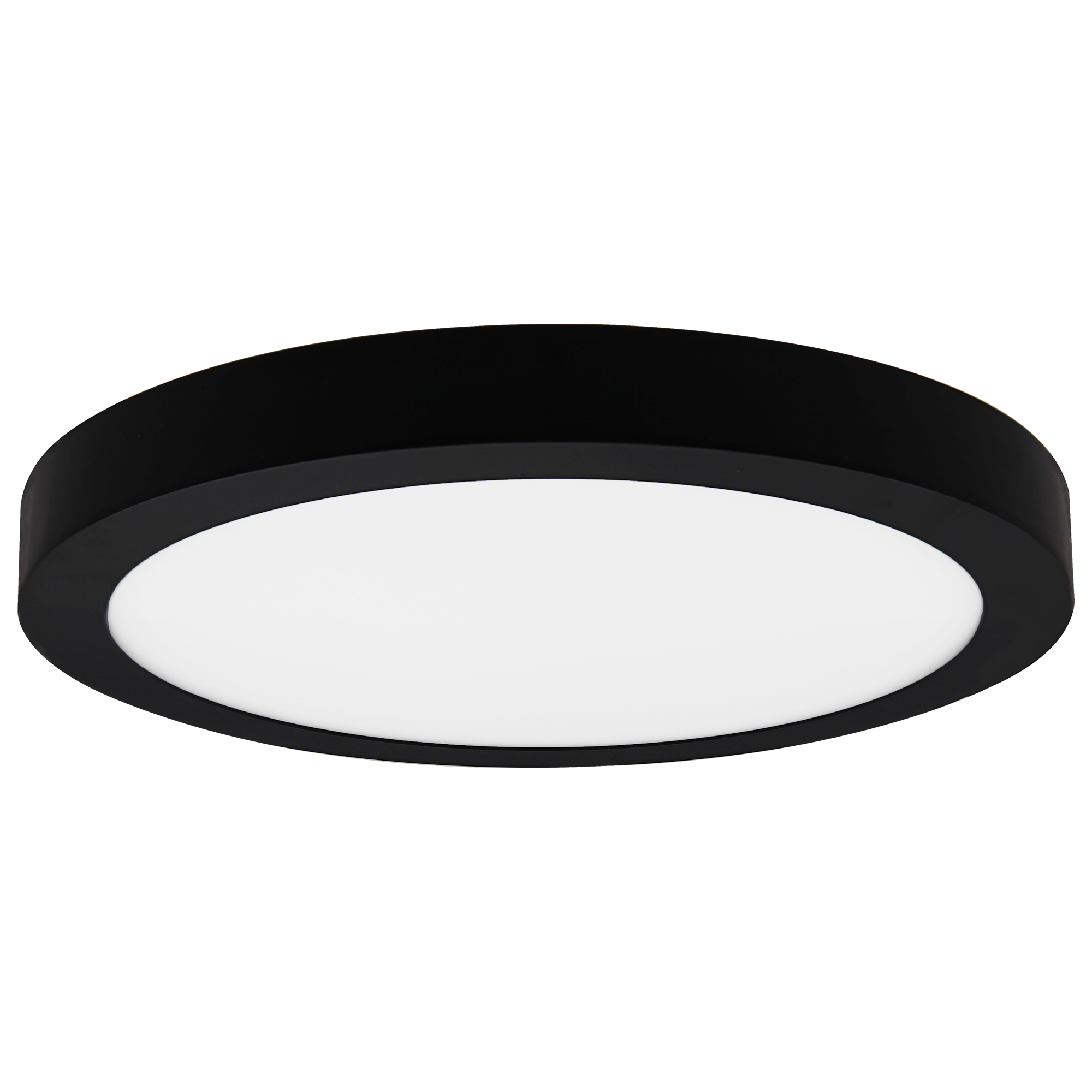 FM501015D-840BK - LED Ceiling Light 1 -Light 9.5-in Matte Black Integrated LED Flush Mount Light