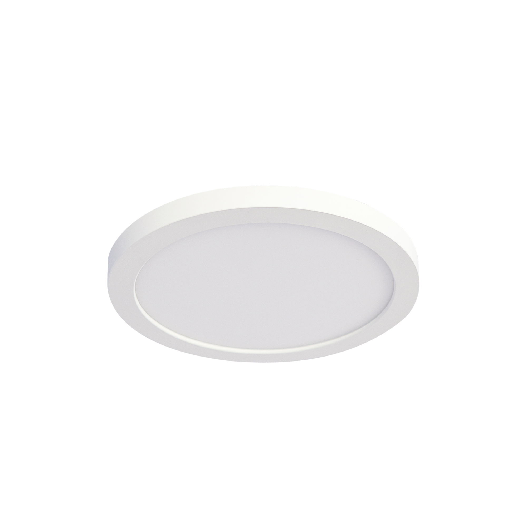 Flush Mount Light 1 -Light 5.25-in White Integrated LED Flush Mount Light