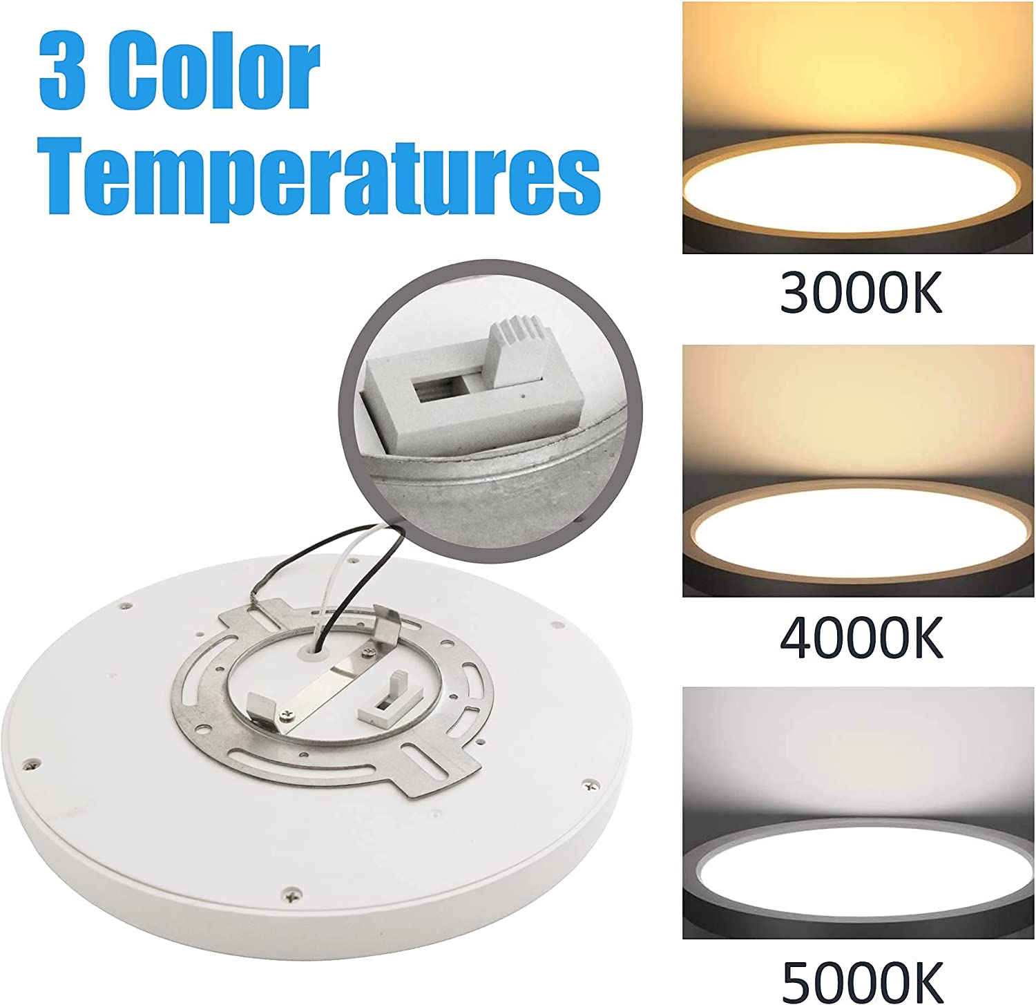 SFM050509D-803WH - Flush Mount Light 1 -Light 5.25-in White Integrated LED Flush Mount Light