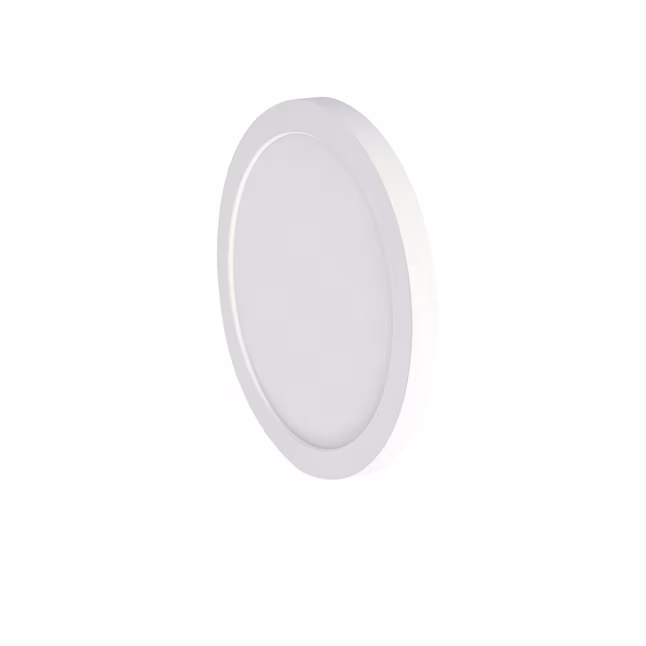 Flush Mount Light 1 -Light 5.25-in White Integrated LED Flush Mount Light