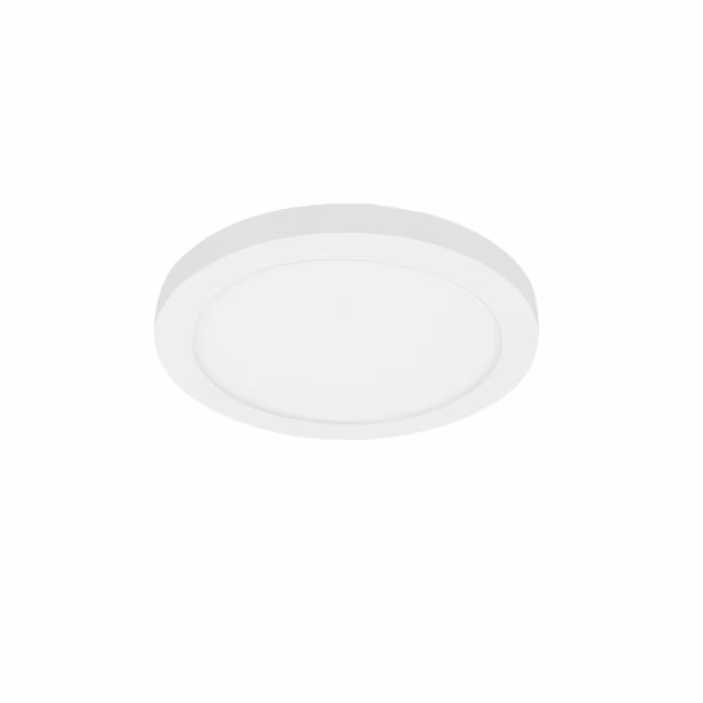 Flush Mount Light 1 -Light 7.5-in White Integrated LED Flush Mount Light