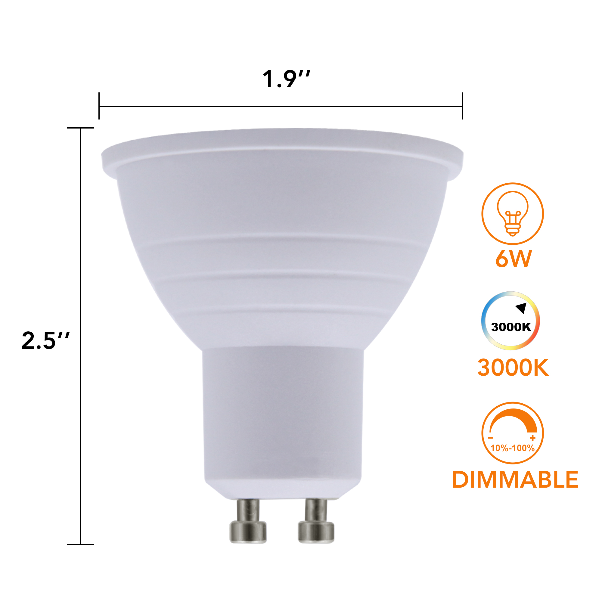 CRRF6400L30SN - 44.5-in 6 -Light Brushed nickel dimmable GU10 pin base Modern/contemporary Flexible Track Lighting Kit with Round Brushed Nickel Pivoting Heads