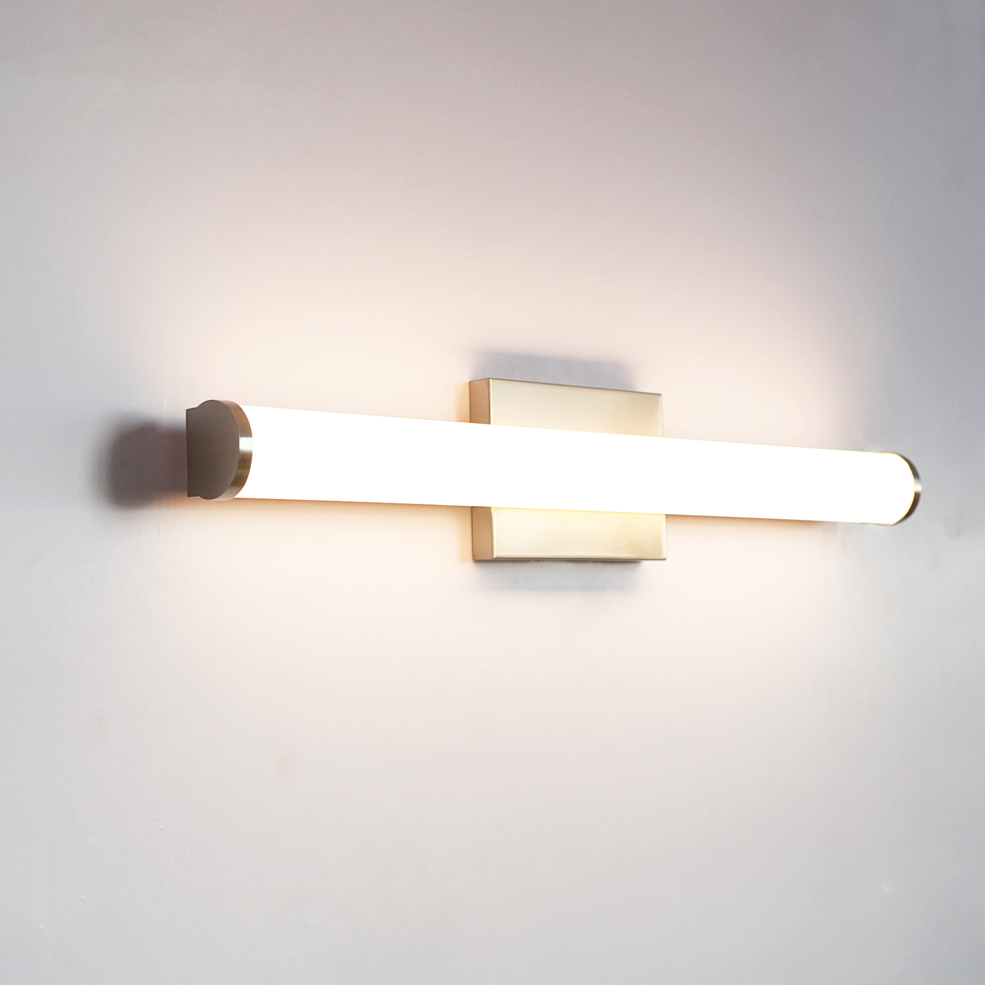 Bathroom Lighting Contractor Select 24-in 1 -Light Brushed Nickel Integrated LED Modern/contemporary Vanity light bar