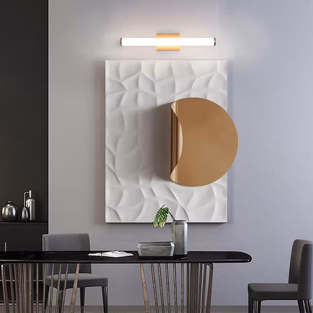 Bathroom Lighting Contractor Select 24-in 1 -Light Brushed Nickel Integrated LED Modern/contemporary Vanity light bar