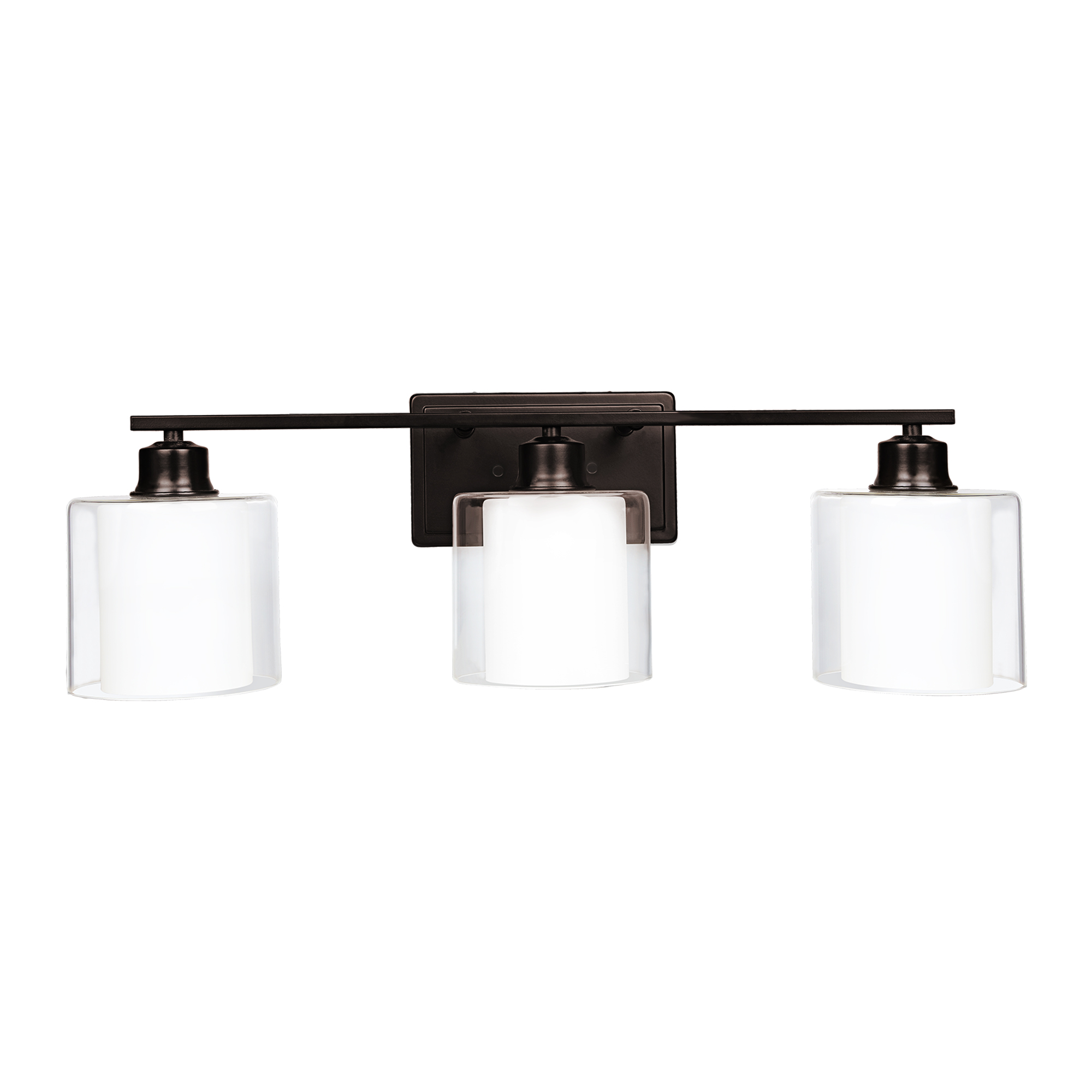 Vanity Light 24.75-in 3 -Light Oil-rubbed Bronze Modern/contemporary Vanity light