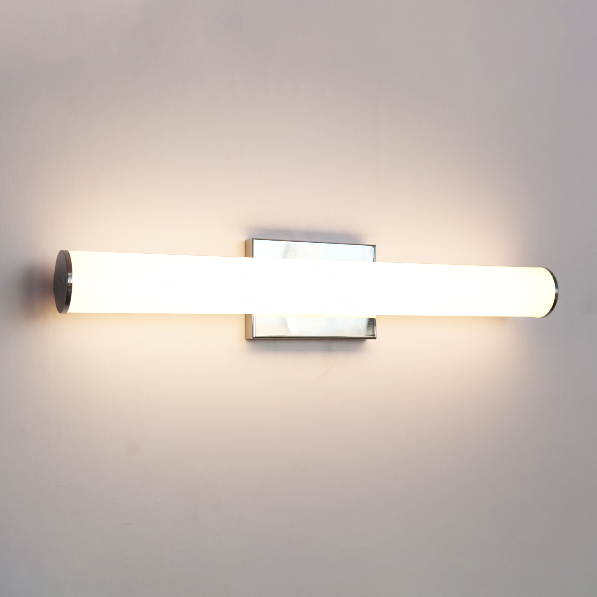 Vanity Light 25-in 1 -Light Polished Chrome Integrated LED Modern/contemporary Vanity light