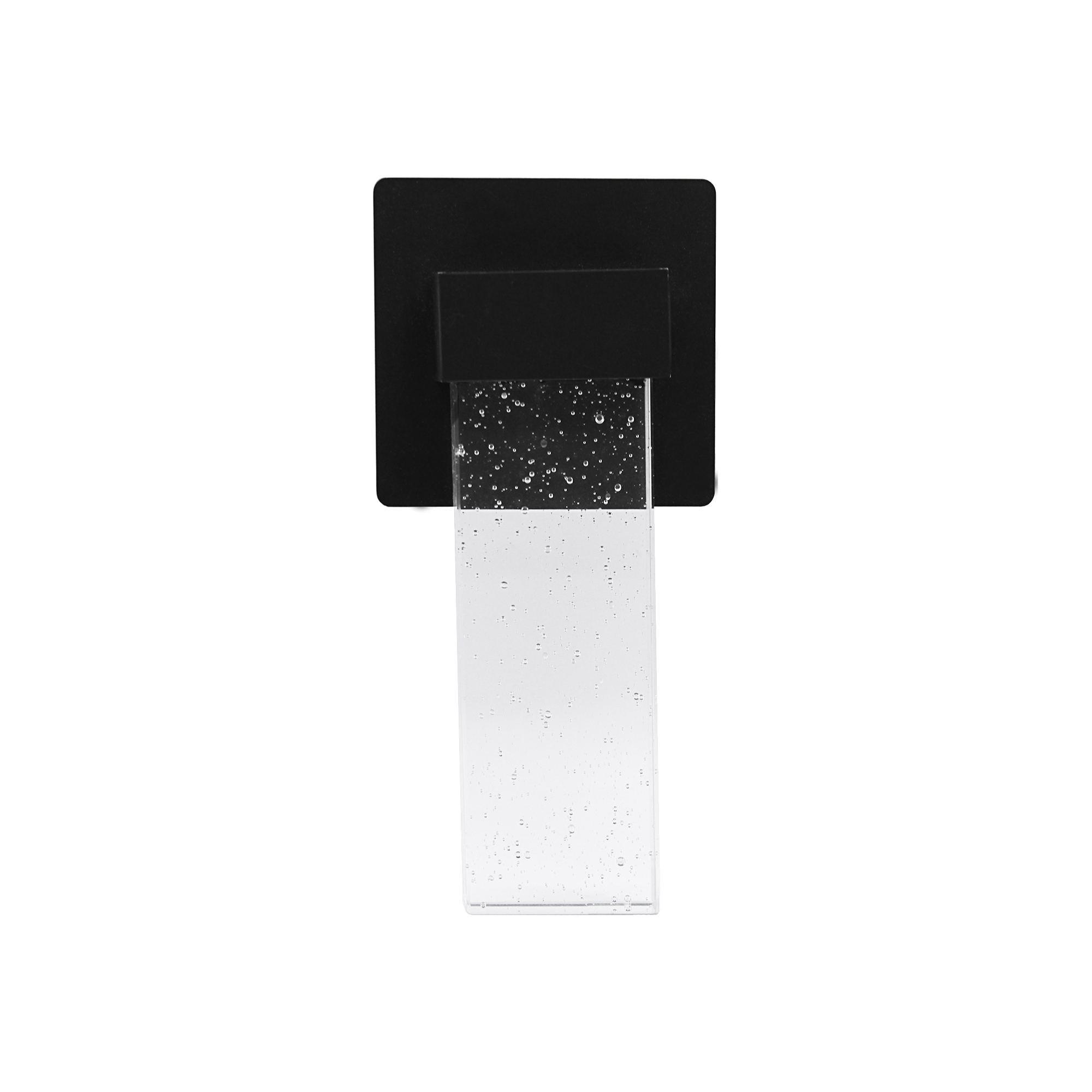 GW340301L-BK - Wall Lantern 4.7-in W 1 -Light Matte Black Integrated LED Wall Sconce
