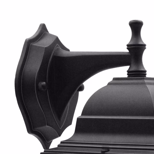 Wall Lantern 1 -Light 12.2-in H Matte Black Hardwired Outdoor Wall Light